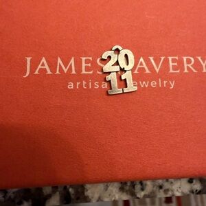 James Avery Silver 2011 Charm RETIRED
